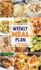 A Quick And Easy Recipe For Everyday Of The Week Main Dishes Side Dishes And Desserts Something For Everyo Quick Easy Meals Meals For The Week Meal Planning