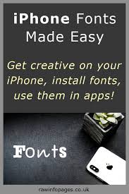 How To Install Fonts In Ios 13 And Use Them On The Iphone Font App Iphone Old Fonts