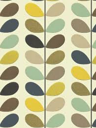 Multi Stem Wallpaper By Orla Kiely 110385 Orla Kiely Feature Wallpaper Harlequin Wallpaper