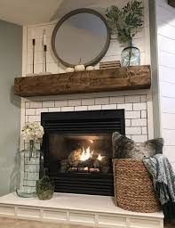 Sweet And Simple Home Fireplace Fireplace Mantel Decor Fireplace Mantle Decor