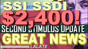 Finally Second Stimulus Check 2400 Ssi Ssdi Va Unemployment Benefits Second Stimulus Package Youtube Ssi Unemployment Just Now