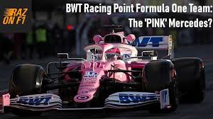 Bwt Racing Point Formula One Team The Pink Mercedes Raz On F1 Race Point Racing Formula One