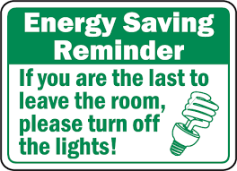 Please Turn Off The Lights Sign F7506 Save Energy Save Energy Poster Energy Saving Devices