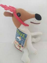 Rare Vintage 1998 Olive The Other Reindeer Plush W Tags 8 1 2 Tall Fox Olive The Other Reindeer Reindeer Dinosaur Stuffed Animal