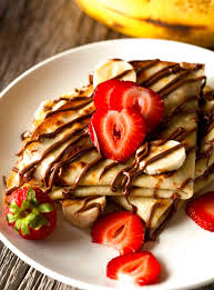 Chocolate Banana Crepes Recipe Sweet Crepes Yummy Food Dessert Food Cravings
