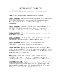 Film Review Template Google Search Writing Expressions Review Essay Essay