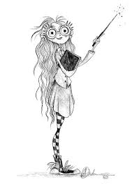 Harry Potter Para Colorear Luna
