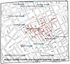 Gis Analysis Of Snow S London Cholera Map Map London John Snow