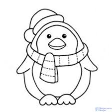 Dibujo Pinguino Para Colorear