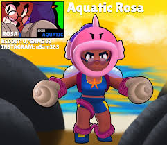 Her super gives her tough, vegan protective gear.. Skin Idea Aquatic Rosa Brawlstars
