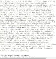 Technical Background Capstone Project For Money Research Paper Research Paper Thesis Research Proposal Example