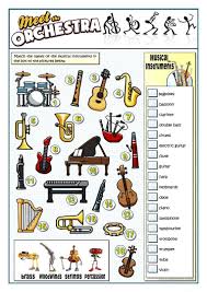Meet The Orchestra Worksheet Free Esl Printable Worksheets Made By Teachers Music Lessons For Kids Music Worksheets Elementary Music