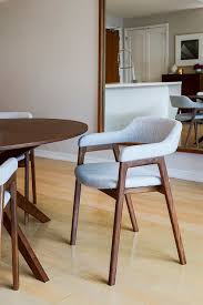 Savis Mist Gray Dining Chair Mid Century Dining Chairs Solid Wood Dining Chairs Comfortable Dining Chairs