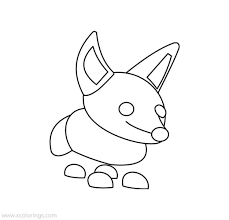 Roblox Adopt Me Coloring Pages Fennec Fox Coloring Pages Fennec Fox Roblox