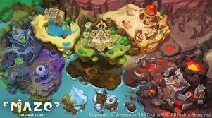 Eunju Park Maze Shadow Of Light World Map Tera World Map Map Games Map
