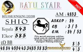 Syair Togel Hongkong Hari Ini 22 Desember 2018 Sydney Kerokan
