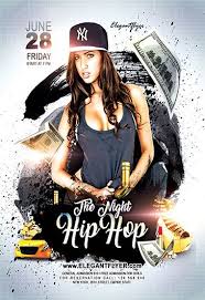 Night Hip Hop Flyer Psd Template Elegantflyer Hip Hop Hip Hop Party Flyer