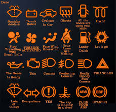Know Your Car Warning Lights Car Humor Car Symbols Mechanic Humor