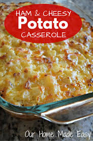 Ham And Cheesy Potato Casserole Recipe Leftover Ham Recipes Recipes Cheesy Potato Casserole