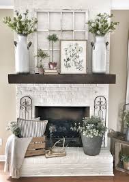 My Pottery Barn Shelf Mantel Hack Bless This Nest Farm House Living Room Fireplace Mantel Decor Decor
