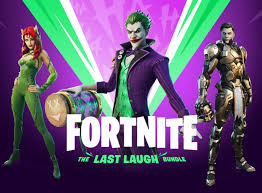 A collection of supervillain themed cosmetics, the last laugh bundle features joker and poison ivy skins, alongside a reworking of midas by the name of midas rex. Fortnite S Dc Joker Last Laugh Skin Bundle Is Live Now During Its Marvel Season
