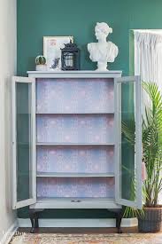 How To Update Furniture With Peel And Stick Wallpaper Up To Date Interiors Wallpaper Furniture Eclectic Living Room Furniture Makeover