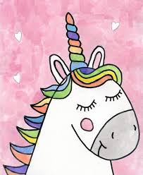 Easy Unicorn Drawing Art Projects For Kids You will learn how to draw a unicorn with the help of a stencil and turn it into a magical rock painting project.