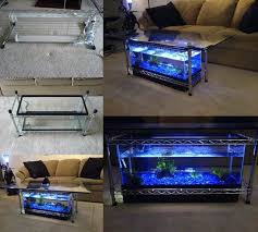Diy Aquarium Coffee Table Diy Do It Yourself Ideas Diy Aquarium Aquarium Coffee Table Craft Table Diy