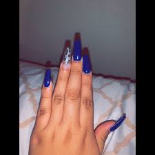 Beauty secrets odorless acrylic nail system is great for new acrylic users as well as seasoned experts. Pin By Lizbeth On Nails Blue Acrylic Nails Royal Blue Nails Blue Nails