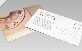Free Postcard Mockup Psd Download Postcard Mockup Free Postcards Postcard
