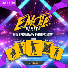 New legendary emotes event i got i'm rich emote using 1,00,000 diamonds at garena free fire 2020. Garena Free Fire Express Your Feelings Through Emotes In The New Event Emote Party You Can Collect Special Emotes That You Can Use To Taunt Your Enemies Here S How To