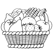 Coloriage Panier De Fruits A Imprimer Gratuit Coloriage Fruits Dessin Fruits Coloriage
