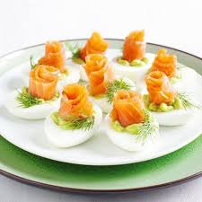 Oeufs Mimosas Au Saumon Fume Et Asperges Recette Recette Oeufs Mimosa Recette Saumon Fume