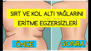Sirt Ve Kol Alti Yaglarini Eritme Egzersizleri Youtube Egzersiz Vucut Yaglari Ust Beden Egzersizleri