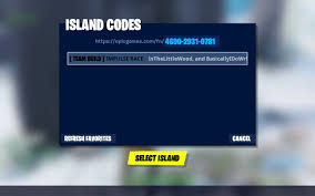 An epic games account is required to play fortnite. How To Use Fortnite Island Codes
