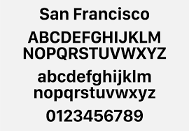Apple Releases San Francisco Typeface Typeface Fonts Design Typography