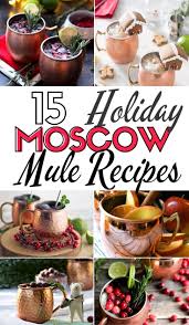 15 Of The Best Holiday Moscow Mule Recipes Moscow Mule Recipe Mule Recipe Christmas Cocktails Recipes