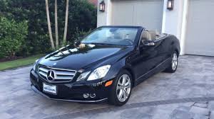 2011 Mercedes Benz E350 Convertible Review And Test Drive By Bill Auto Europa Naples Youtube
