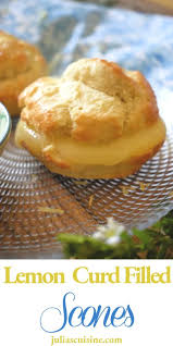 Lemon Curd Filled Scones Julia S Cuisine Recipe Lemon Curd Filling Lemon Curd Curd