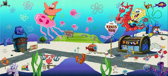 Made For My Fish Tank Kartun Desain Karakter Latar Belakang