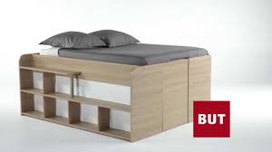 Certains modèles proposent de larges tiroirs sous le lit, d'autres prennent. Lit 2 Places Rangement Integre Gain De Place Space Up But Youtube