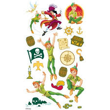 Disney Peter Pan Sticker Disney Http Www Amazon Com Dp B0049ibnau Ref Cm Sw R Pi Dp Dydrub0nfmrzw Peter Pan E Sininho Festa De Peter Pan Colcha De Boneca