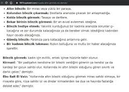 Ruyada Altin Bilezik Gormek Takmak Almak Kol Bilezik Bilezik Altin