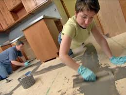 Floor leveling over wood subfloor. How To Prepare A Subfloor For Terrazzo Tile How Tos Diy