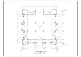 Masjid Mosque Architecture Masjid Architectural Floor Plans