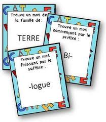 Trouve Mots Jeu Sur Les Familles De Mots Prefixes Et Suffixes La Classe De Mallory Bloglovin Familles De Mots Prefixe Suffixe Prefixes