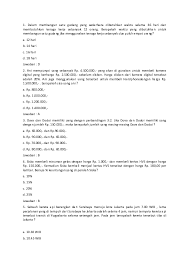 Contoh soal pilihan ganda 1. Doc Contoh Soal Psikotes Docx Enda Putra Academia Edu