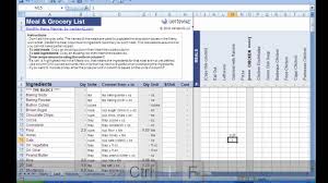 Adding A Recipe To The Vertex42 Meal Planner Youtube