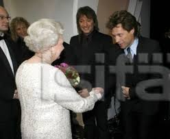 Jon Bon Jovi And Richie Sambora Meeting Her Royal Majesty The Queen Of England Jon Bon Jovi Bon Jovi Bon Jovi Now