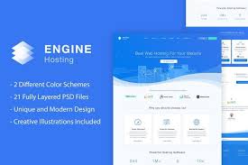 Engine Hosting Psd Template Blue Bootstrap Business Clean Cloud C Host Your Website With Vps Hosting Which Can Acc Website Hosting Hosting Web Hosting